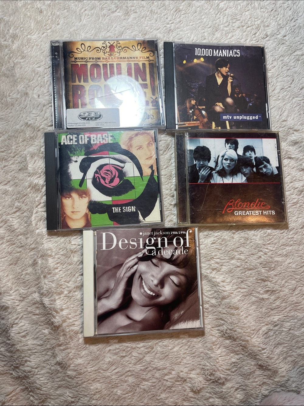 Mixed Artist CD Lot — Blondie, Ace of Base, Janet Jackson + More